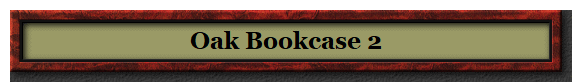 Oak Bookcase 2