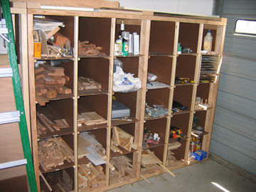 Wood Shop Scrap Storage